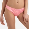 Bikini-Slip, Tanga-Form, gestreift