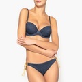 Bikini-Oberteil mit Push-up-Effekt, getupft