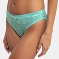 Bikini-Slip mit Streifenmuster