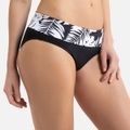 Bikini-Slip mit Rand zum Umschlagen, bedruckt