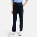 Slim-Fit-Hose aus Baumwoll-Satin