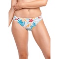Bikini-Slip mit Blumenprint