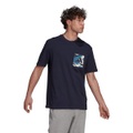 adidas Performance, T-Shirt, Brusttasche mit Logoprint im Camouflage-Design