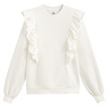 Sweatshirt mit Volants