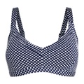 Bikini-Oberteil in Triangelform, getupft