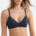 Bikini-Oberteil in Triangelform, getupft