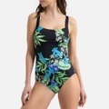 Badeanzug mit floralem Print