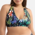 LA REDOUTE COLLECTIONS PLUS, Bikini-Oberteil in Foulard-Form, bedruckt