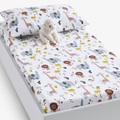 Fixleintuch Henri für Babys, Bio-Baumwolle