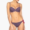 Gestreiftes Push-up-Bikinitop