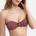 Bikini-Oberteil, Bandeau-Form, Recycling-Polyester
