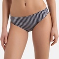 Bikini-Slip mit Karomuster