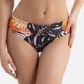 Bikini-Slip mit hohem Bund, bedruckt