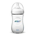 Philips Avent Natural Flasche SCF033/17, 260ml, 1 Stück, transparent - Gr.260ml-350ml
