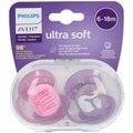 AVENT Schnuller Ultra Soft 6-18 Monate (Farbe nicht wählbar)