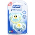 dodie Schnuller Duo pink / weiß Mädchen 2 Stück ab dem 6. Monat - rosa/pink