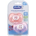 dodie Schnuller Duo pink Girly 2 Stück ab dem 18. Monat - rosa/pink