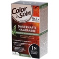 Les Trois Chênes, Color & Soin® Dauerhafte Haarfarbe 1N Ebenholz Schwarz