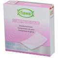flawa Gazekompressen geschnitten 10x10cm keimreduzierend behandelt (80 Stück)