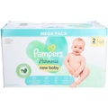 P&G HEALTH FRANCE, Pampers Harmonie NEW Baby - Couche à base de coton et fibres végétales. Taille 2, 4 kg à 8