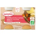 Babybio Pomme DE Nouvelle-Aquitaine Abricot D'occitanie Céréale ab 4 Monate