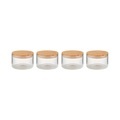 WOODLOCK 4x Vorratsglas 550ml