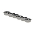 ORNAMENTS 6x Schale mit Goldrand 520 ml