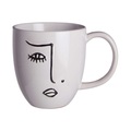 Butlers, LINE ART Tasse mit Gesicht 350ml