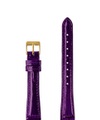 Jowissa Leder Uhrband Glanz Kroko E3.1472.M Violett / Gold