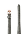 Jowissa Leder Uhrband Glanz Kroko E3.1487.S Grau / Rosa