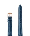 Jowissa Perlkroko Leder Uhrband E3.1448.M Blau / Rosa