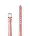 Jowissa Perlkroko Leder Uhrband E3.1477.S Rosa / Silber