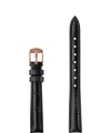 Jowissa Perlkroko Leder Uhrband E3.1441.S Schwarz / Rosa