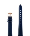 Jowissa Mattes Leder Uhrband E3.1449.M Blau / Rosa