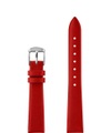 Jowissa Mattes Leder Uhrband E3.1476.M Rot / Silber