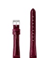 Jowissa Leder Uhrband Glanz Kroko E3.1460.M Rot / Silber