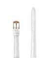 Jowissa Leder Uhrband Glanz Kroko E3.1480.S Weiss / Gold