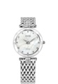 Jowissa Facet Strass Schweizer Damenuhr J5.636.M Weiss / Silber