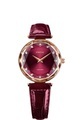 Jowissa Facet Brilliant Schweizer Damenuhr J5.756.M Bordeaux / Gold