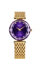 Jowissa Facet Brilliant Schweizer Damenuhr J5.759.M Violett / Gold