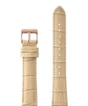 Jowissa Mattes Alligator Leder Uhrband E3.1159 Braun / Rosa