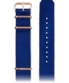 Jowissa Textil-Uhrband E3.1295 Blau / Rosa