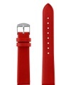 Jowissa Mattes Leder Uhrband E3.1476.L Rot / Silber