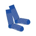 Indigo Lining - blaue Socken mit Linien Muster - DillySocks