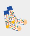 White Meadow - weiße Socken mit Blumen Motiv - DillySocks
