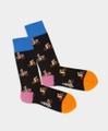 DillySocks, - Socken in Schwarz mit Sport Fahrrad Motiv/Muster
