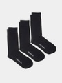 Smooth Dark Navy Pack - blauer 3er Pack einfarbige Socken - DillySocks