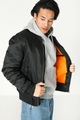 Urban classics - SHINY BOMBER pilot Aviator jacket