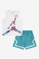 Jordan Baby-Set | Offwhite + Washed Teal | Baby | 24m