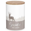 Vorratsdose Geniesse das Leben